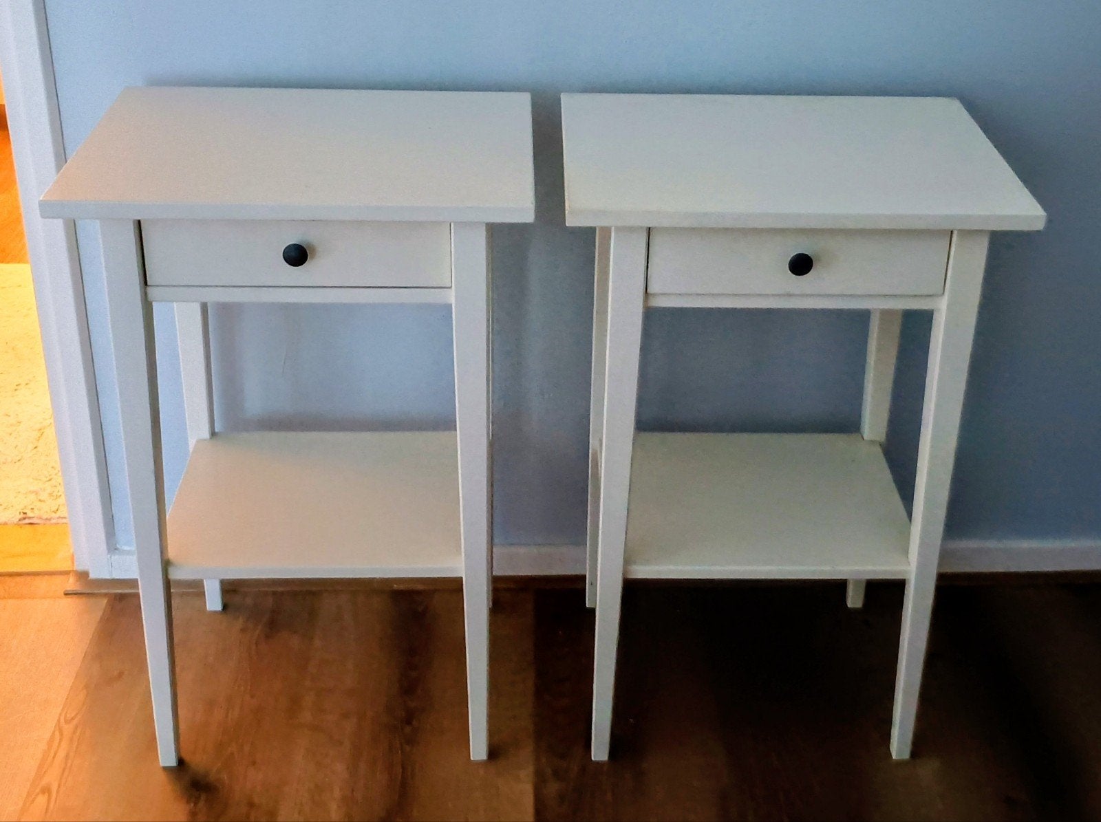2x IKEA Hemnes Nachtkastje Wit, Ophalen, Minder dan 45 cm