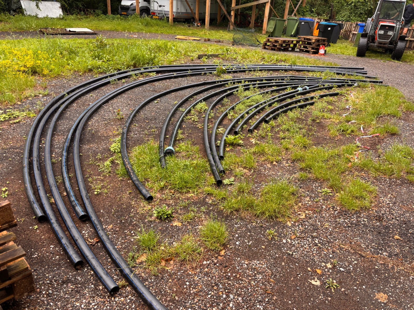 Meerdere meters waterslang, Ophalen, Overige materialen, 6 meter of meer, Overige typen