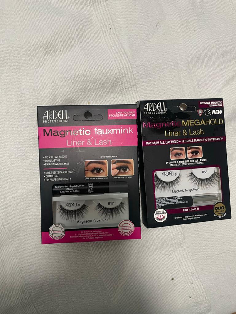 Ardell Magnetic Faux Mink & Mega Hold Liner & Lash, Ophalen of Verzenden, Zo goed als nieuw