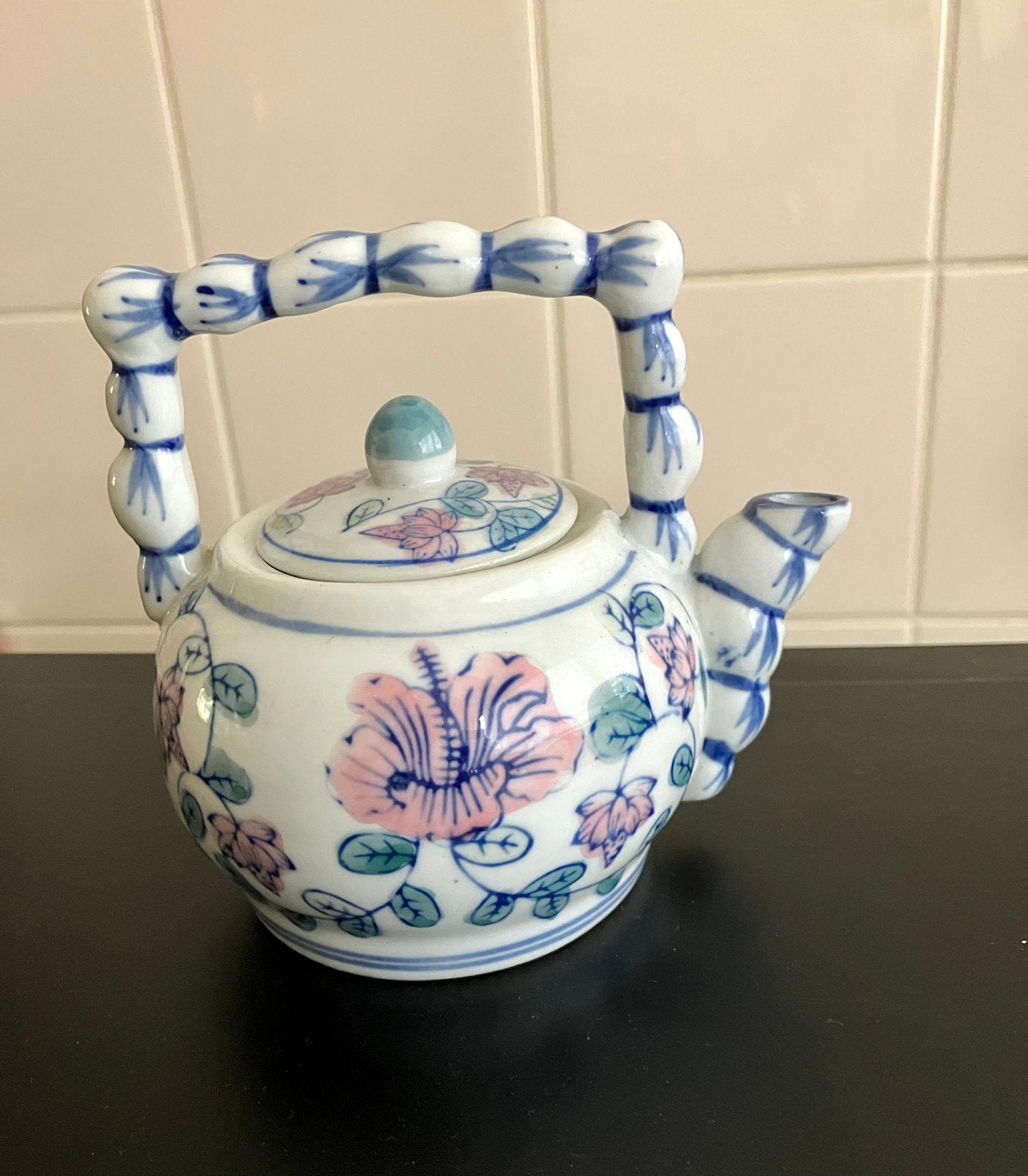 Chinees Porselein Antiek Theepotje 🫖, Antiek en Kunst, Ophalen of Verzenden