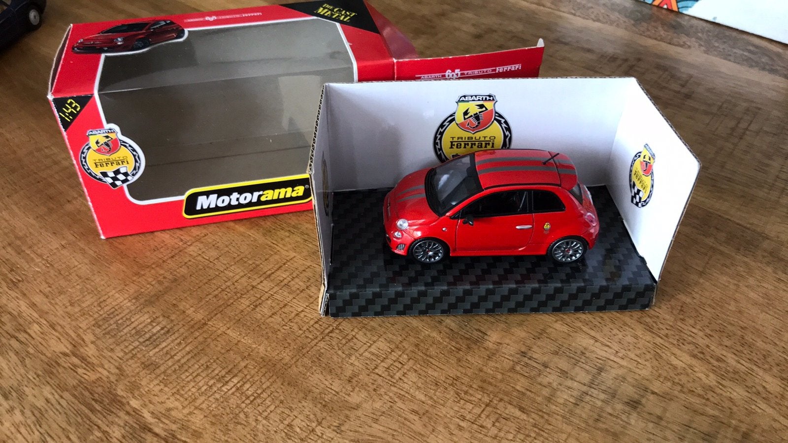 Arbarth 695 tributo Ferrari mondomoters rood grijze str €15, Ophalen of Verzenden, Nieuw, Auto, Overige merken