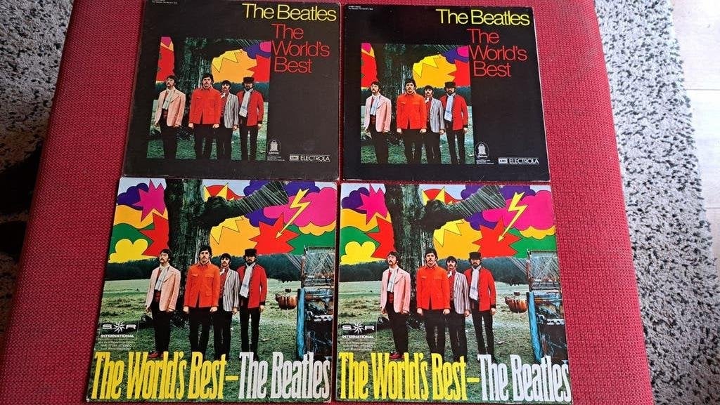 The Beatles The World's Best 4 versies vinyl lp's, Ophalen of Verzenden