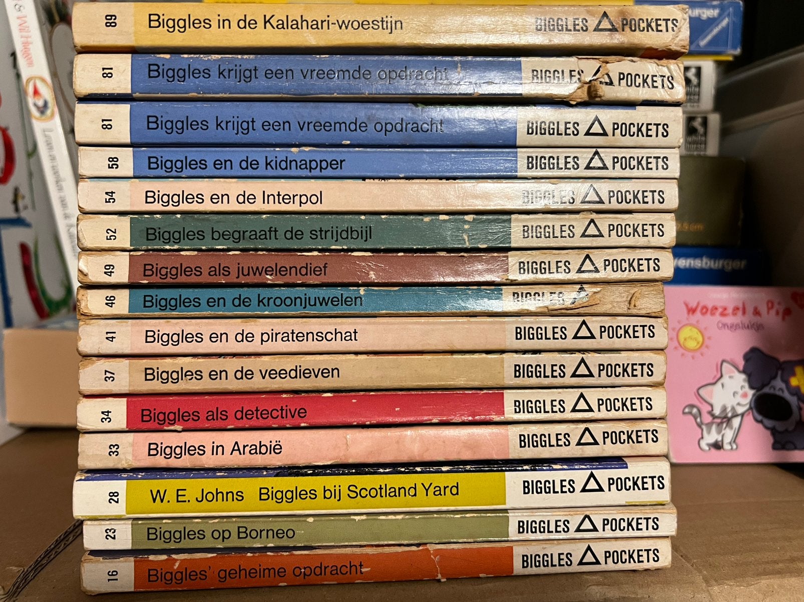 De avonturen van Biggles - W.E.Johns, de jaren 1960., Ophalen of Verzenden, Gelezen, W.E.Johns