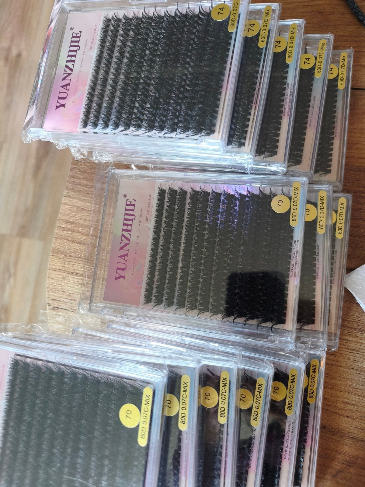 Wimper Extensions - DIY Cluster Wimpers - Zwart, Ogen, Zwart, Nieuw, Ophalen of Verzenden