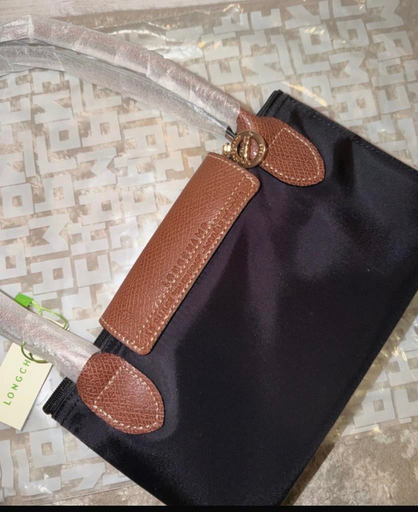 Longchamp Large, Sieraden, Tassen en Uiterlijk, Tassen | Damestassen, Verzenden, Zo goed als nieuw, Blauw, Handtas