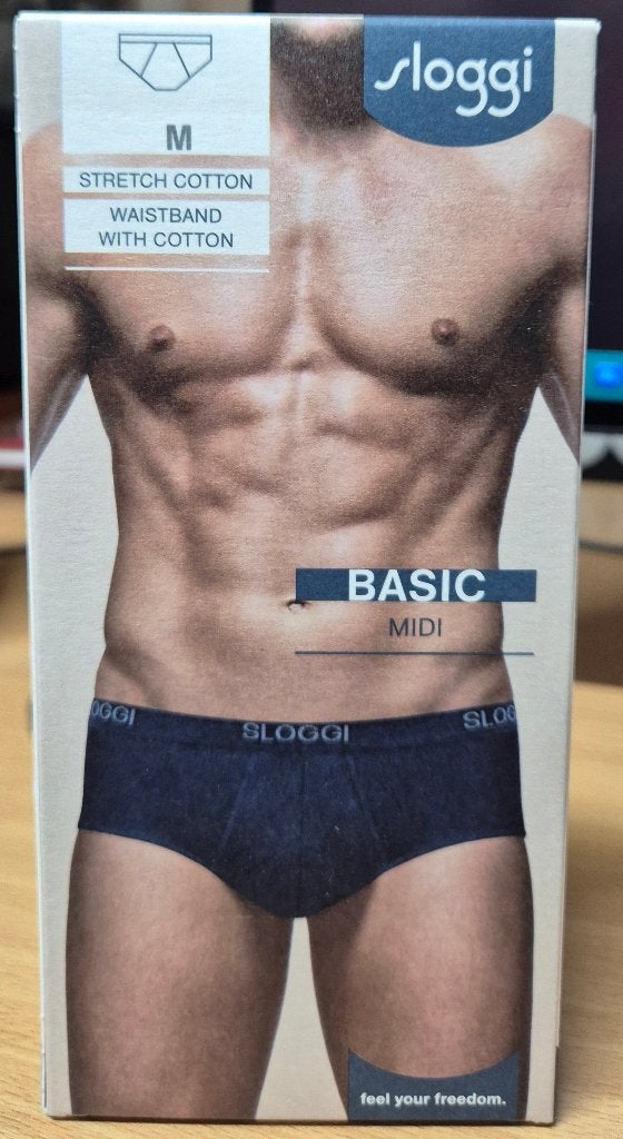 Sloggi Basics Midi Heren Slip., Ophalen of Verzenden, Blauw, Sloggi, Slip