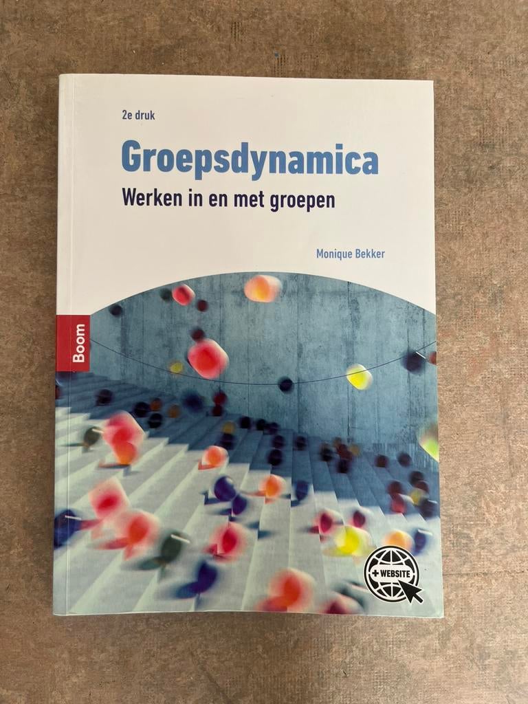 Monique Bekker - Groepsdynamica, Monique Bekker, Ophalen of Verzenden, Zo goed als nieuw, Nederlands