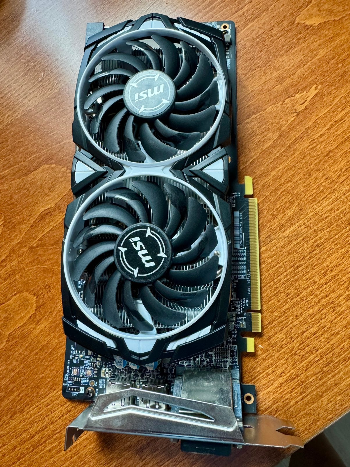 MSI RADEON RX580 ARMOR 8GB OC Videokaart, Computers en Software, Videokaarten, Gebruikt, AMD, PCI-Express 4, HDMI