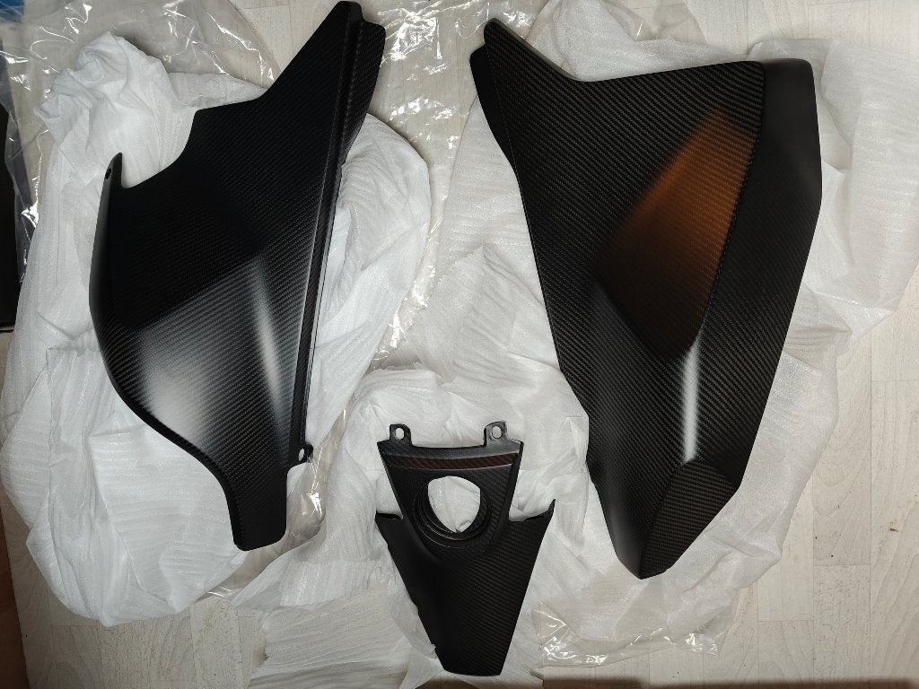 Carbonfiber Husqvarna 701 SM Supermoto Enduro carbon kappen, Motoren, Ophalen of Verzenden