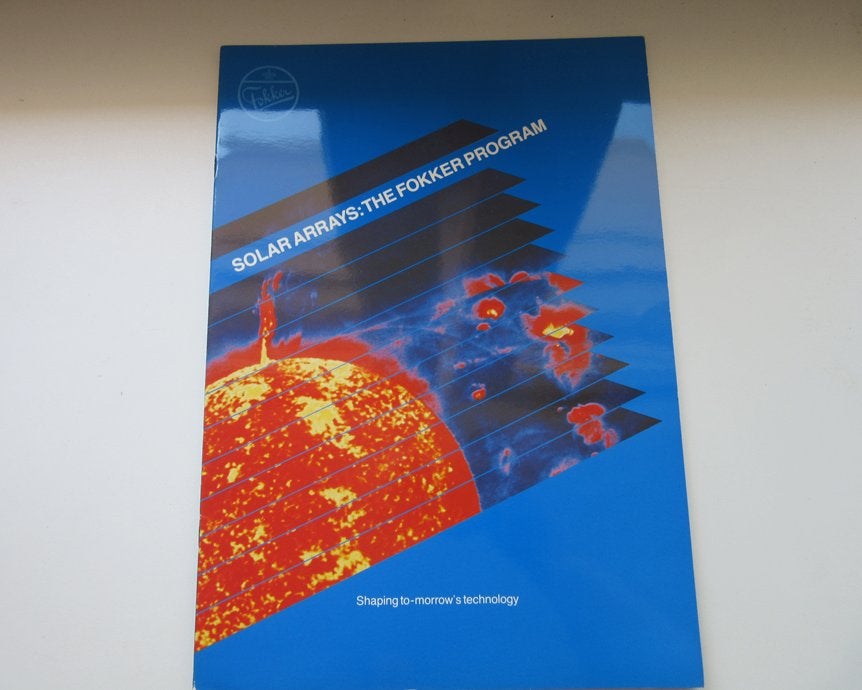 Solar arrays: The Fokker program, Verzenden, Zo goed als nieuw, Overige typen