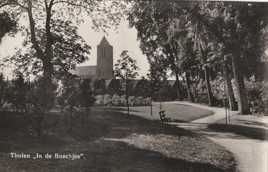 THOLEN In de Boschjes 1940, Verzenden, 1920 tot 1940, Gelopen, Zeeland