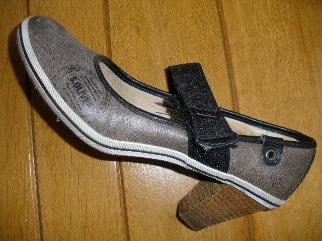 s.OLIVER pumps grijs zwart maat 41, Zwart, Ophalen of Verzenden, Zo goed als nieuw, S.Oliver