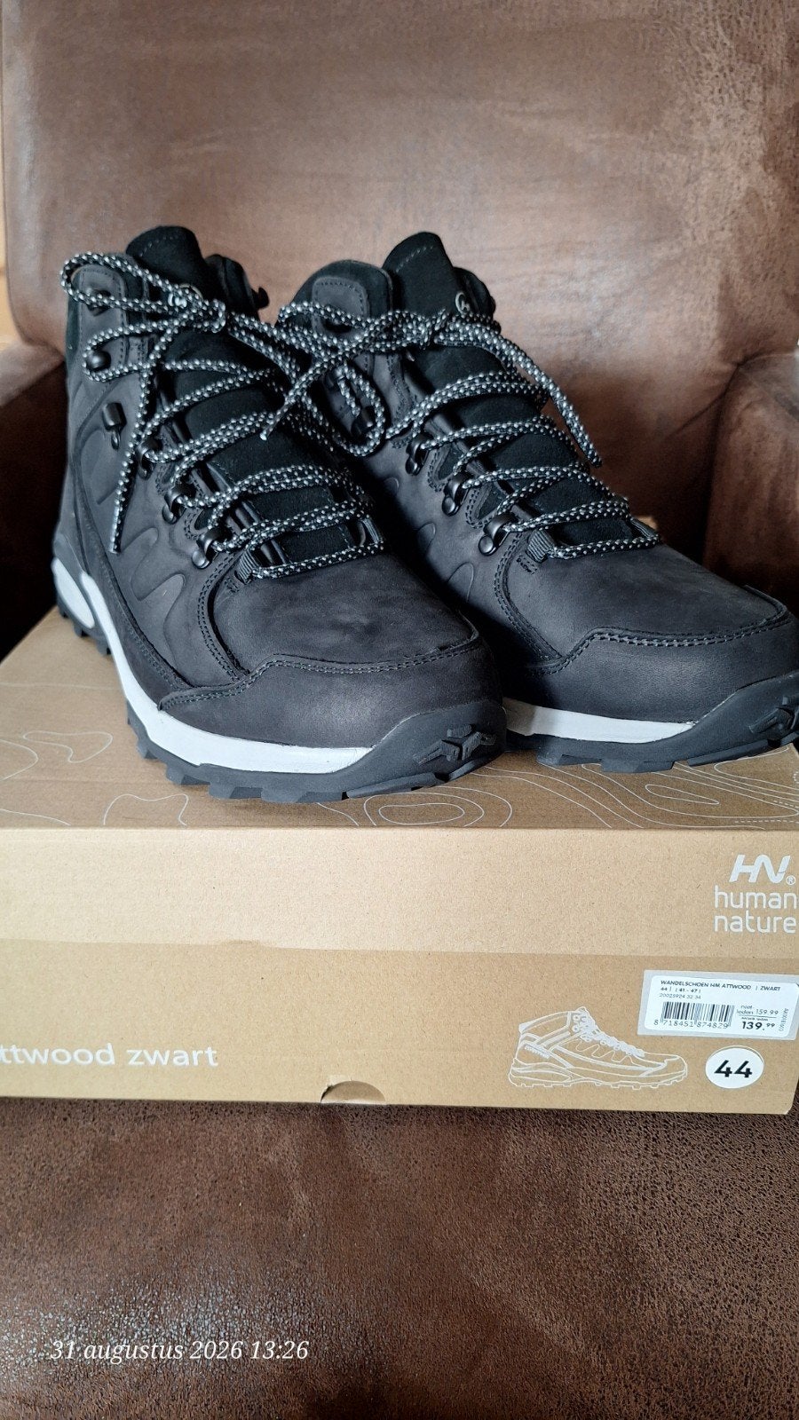 NIEUWE human Nature wandelschoen heren ANWB mt 44, Ophalen of Verzenden, Nieuw, Schoenen
