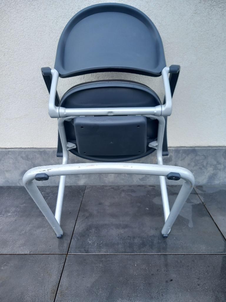 Zwarte slede stoelen, Ophalen, Gebruikt, -, Zwart