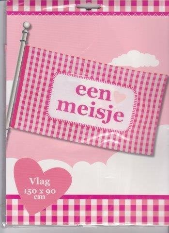 Gevelvlag meisje (53043), Versiering, Nieuw, Ophalen of Verzenden, A