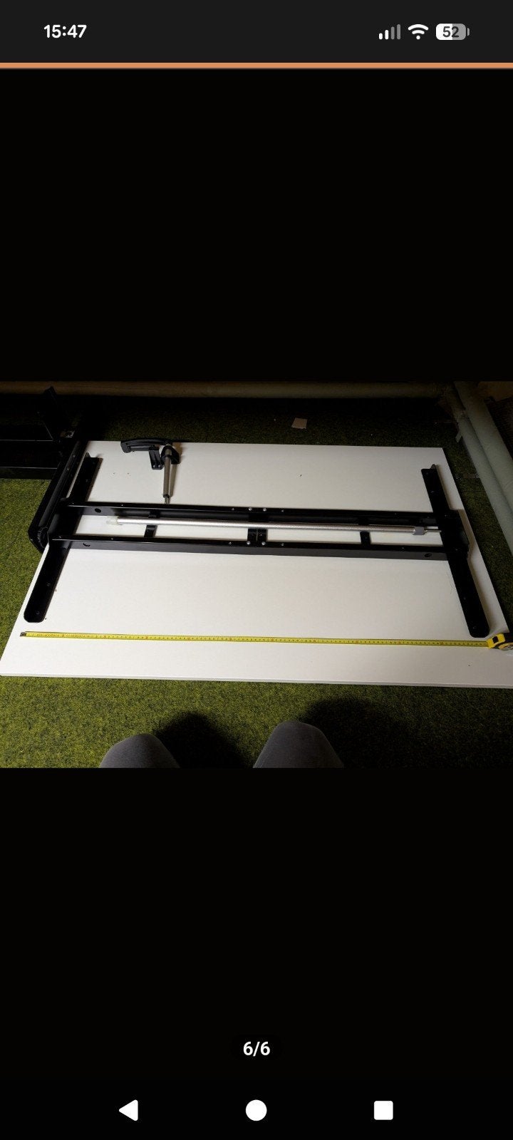 Euroseats 120x80 zit sta bureau, Doe-het-zelf en Verbouw, Tekentafels, Ophalen, Gebruikt, 170 cm of meer