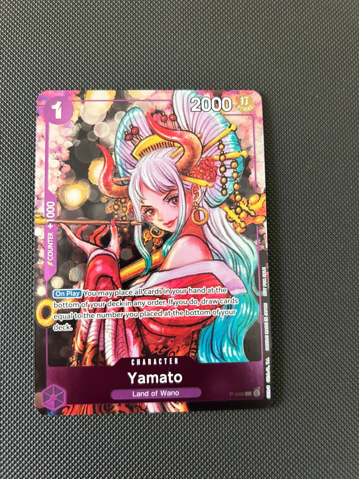Yamato P-046. One piece, Ophalen of Verzenden, Zo goed als nieuw, Losse kaart