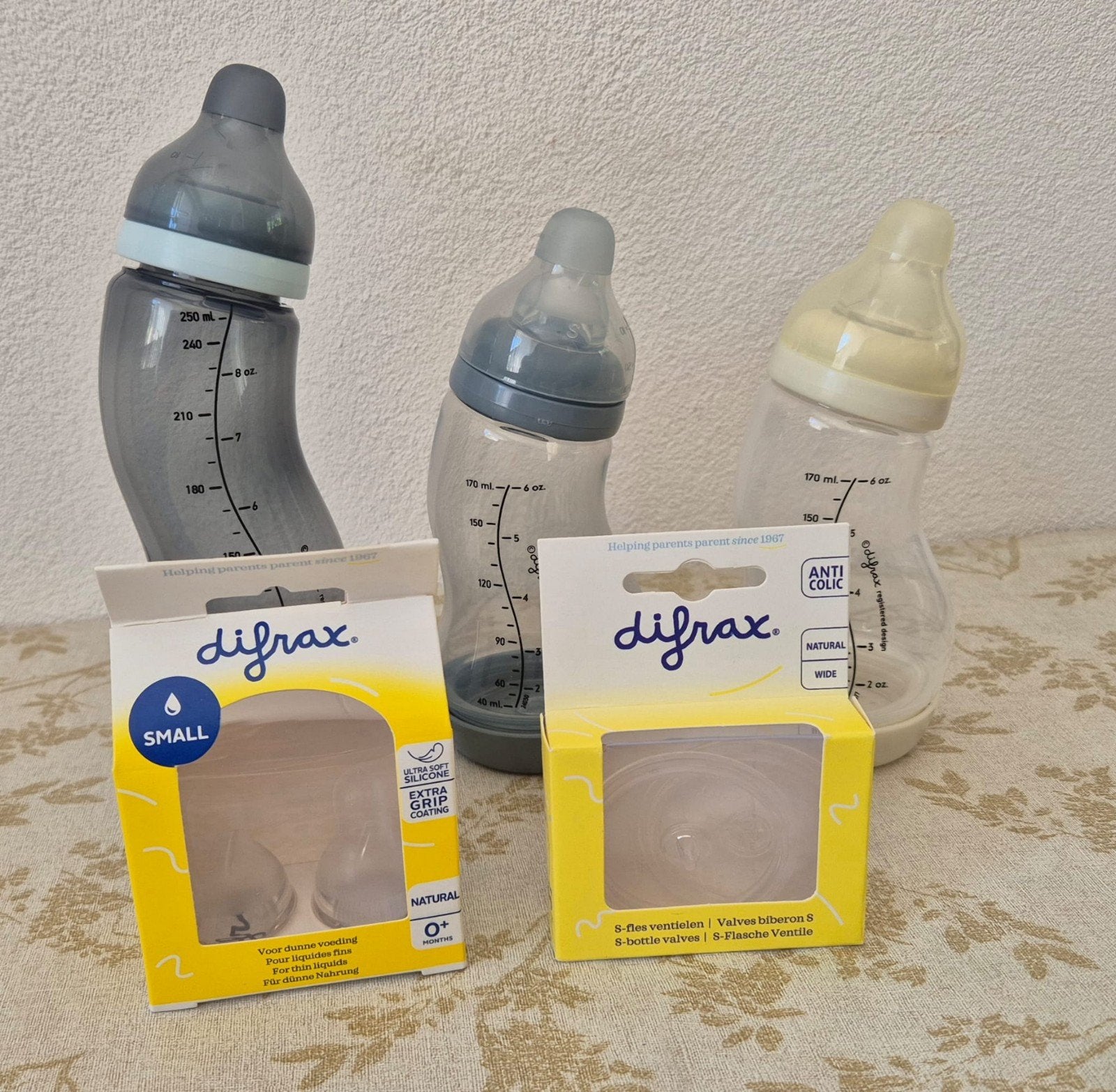 Difrax S-flessen set met extra ventielen, Ophalen