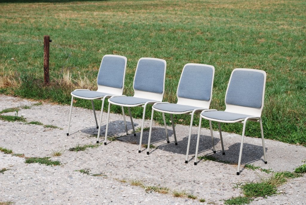 Vintage stoelen 4x, Ophalen, Gebruikt, Overige kleuren, Vintage