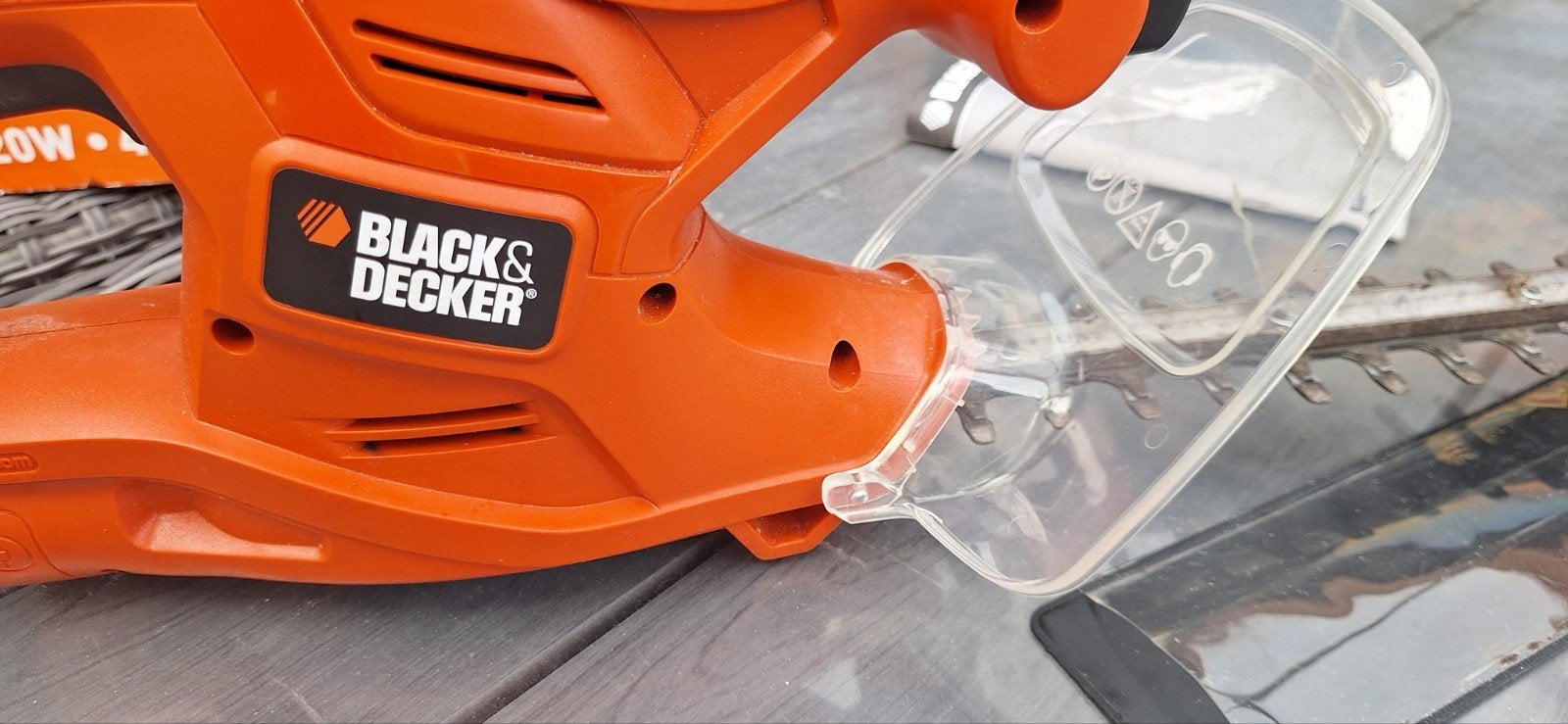 Black & Decker Heggenschaar 420W - Gebruikt, Ophalen of Verzenden, Gebruikt, Elektrisch, Black & Decker