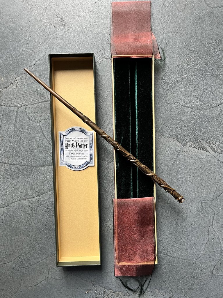 Harry Potter Toverstaf Ollivanders doos Noble Collection, Ophalen of Verzenden, Zo goed als nieuw, Overige typen