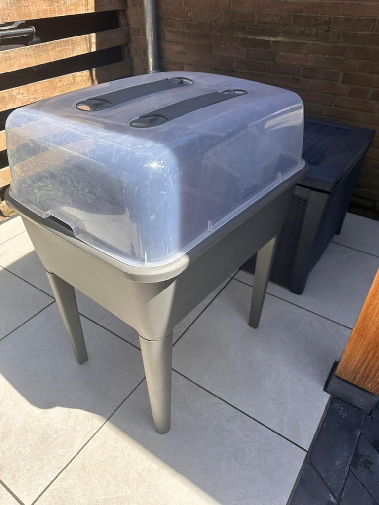 Kweektafel met doorzichtige kap, Tuin en Terras, Kweekspullen, Ophalen, Gebruikt, Kweektafel