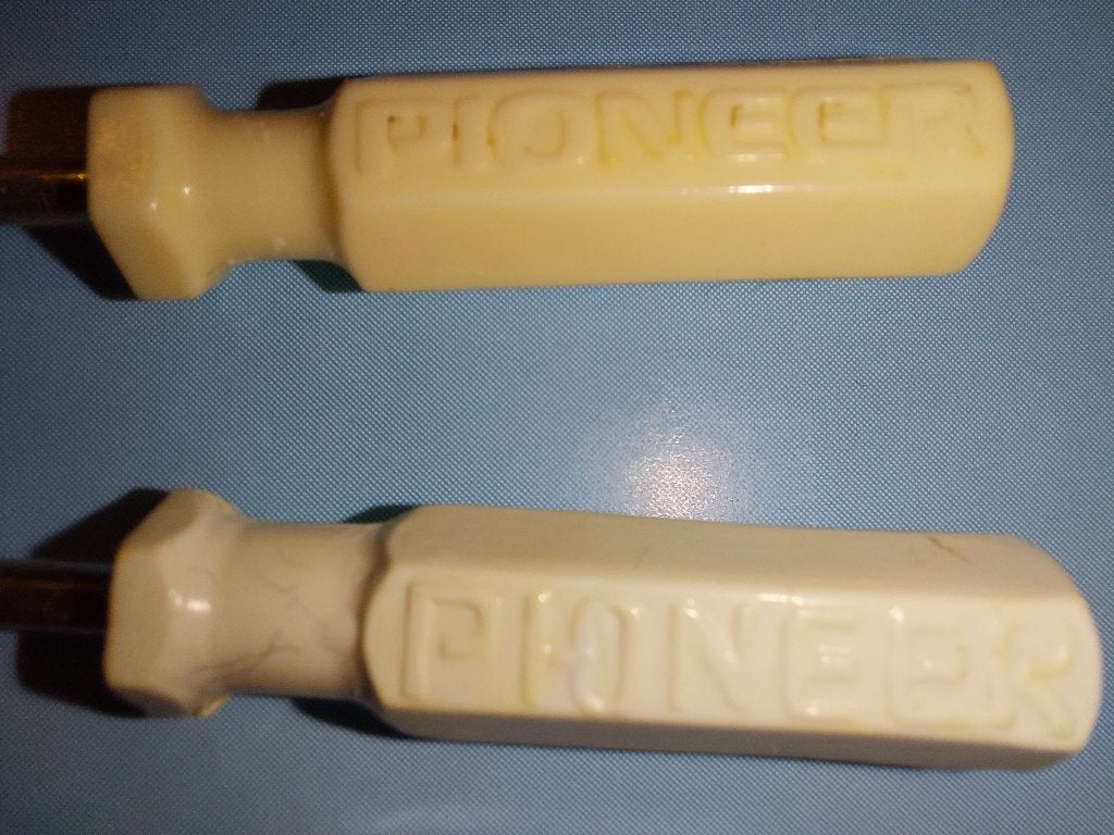 Pioneer draaitafel schroevendraaiertjes uit de jaren 70., Ophalen of Verzenden, Zo goed als nieuw, Platenspeler-onderdeel, Pioneer