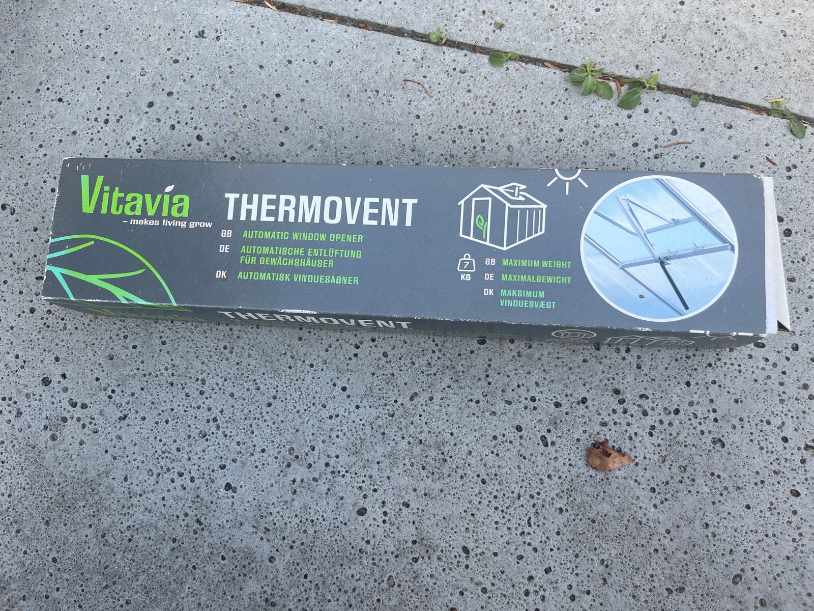 Vitavia Thermovent Automatische Raamopener Kas, Ophalen, Overige materialen, Aluminium, Kweekkas