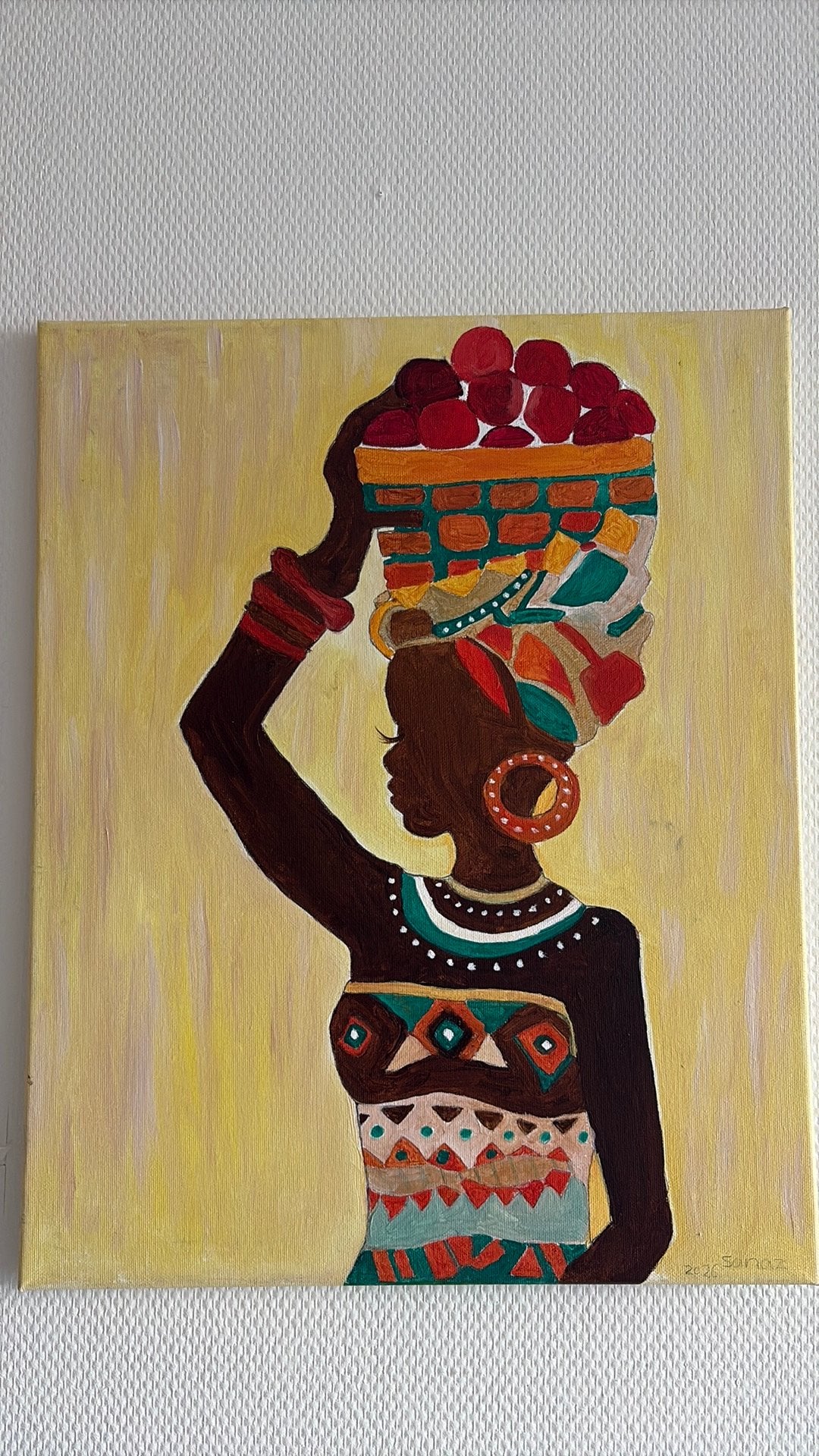 Schilderij, Overige stijlen, Doek, Portret of Personen, Ophalen of Verzenden