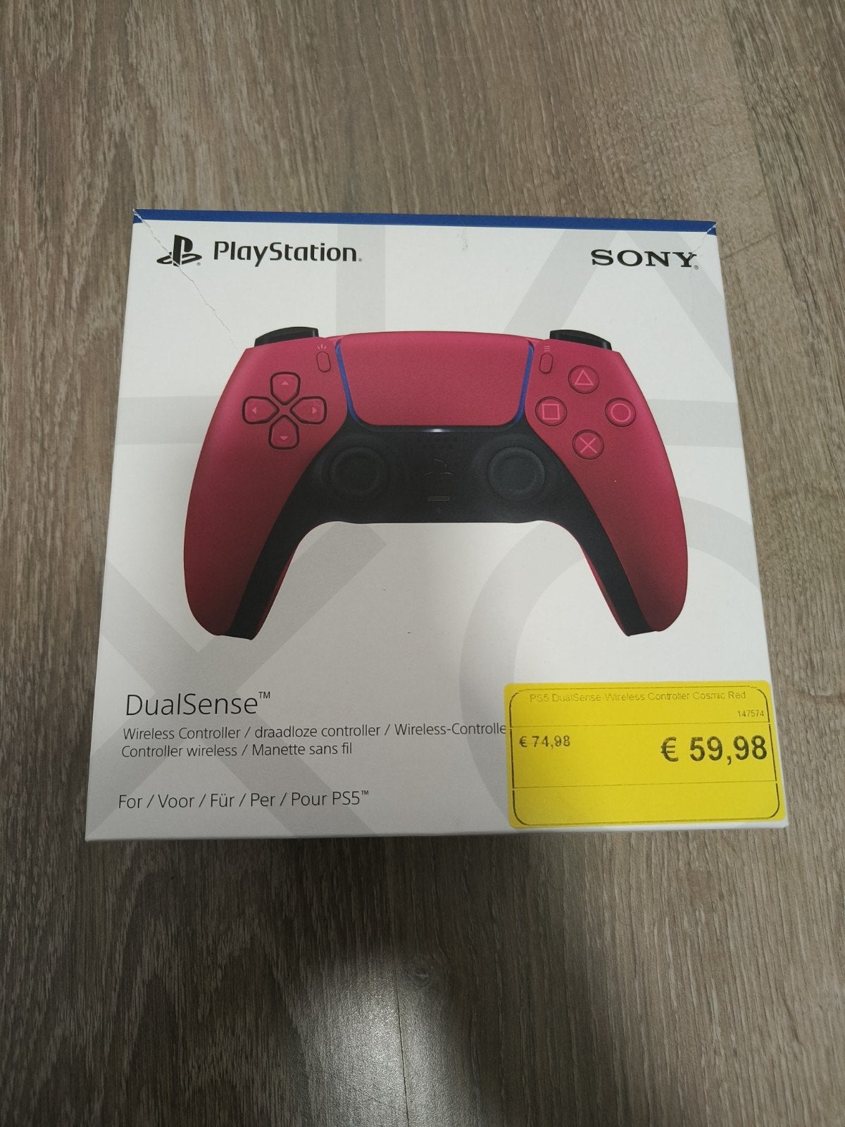 PS5 DualSense Controller Cosmic Red - Lichte stickdrift, Ophalen of Verzenden