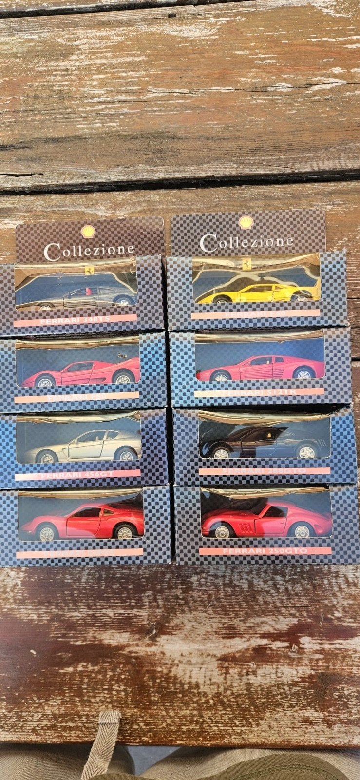 Shell Collezione Ferrari modelauto's - 8 stuks, Hobby en Vrije tijd, Modelauto's | 1:43, Ophalen of Verzenden, Nieuw, Auto, Overige merken