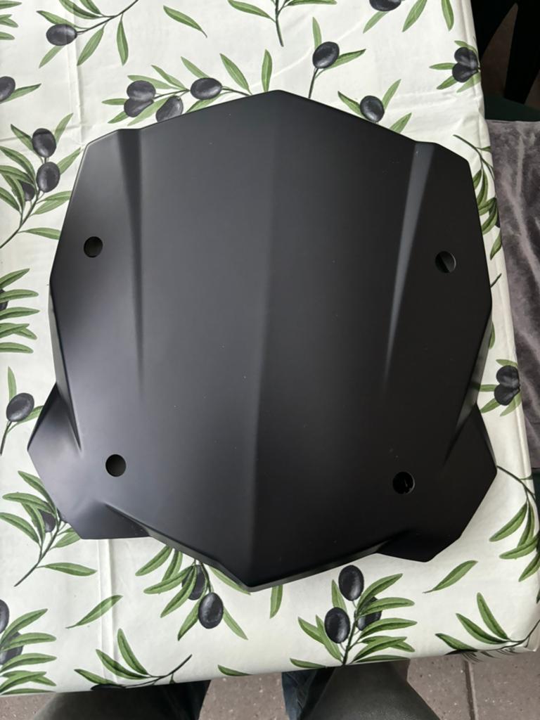 Wunderlich Flowjet Windscherm smoke mat zwart, Ophalen of Verzenden