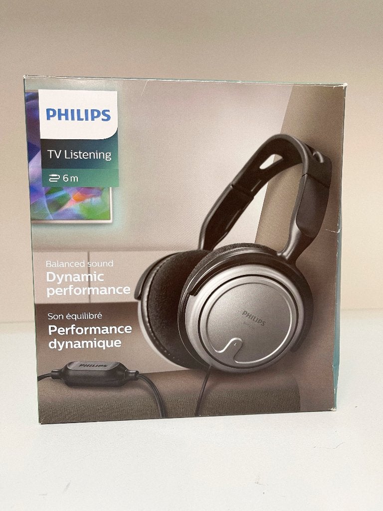 Philips SHP2500 TV-hoofdtelefoon - 6meter kabelj-Bina nieuw