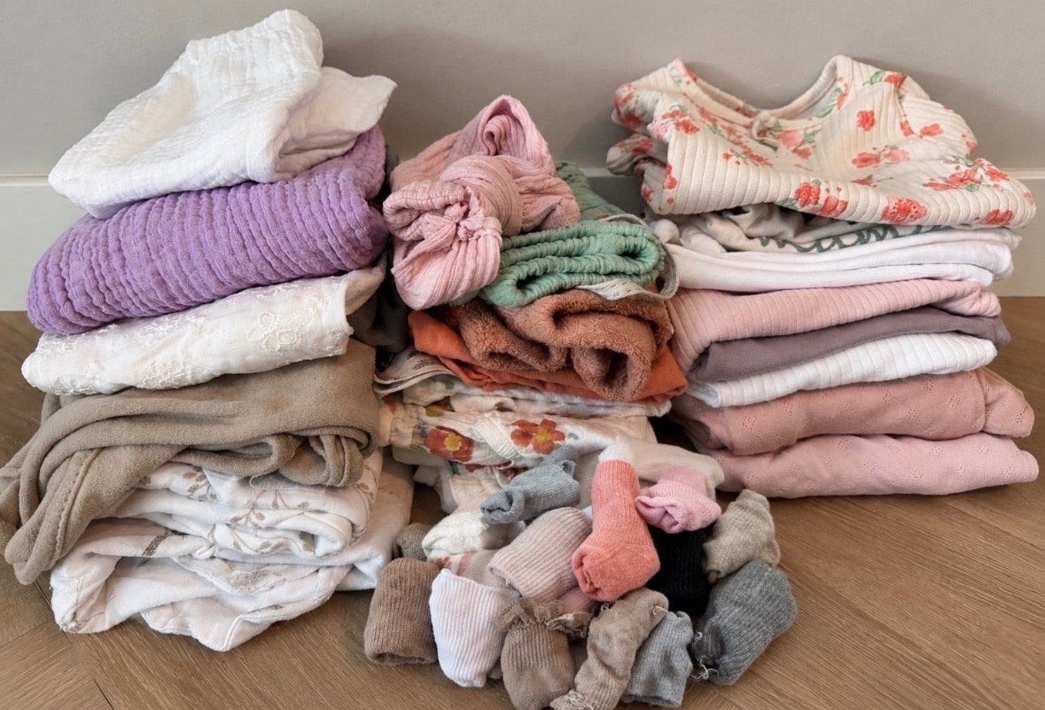 Kledingpakket meisje maat 50/56, Ophalen of Verzenden, Zo goed als nieuw, Meisje, Setje