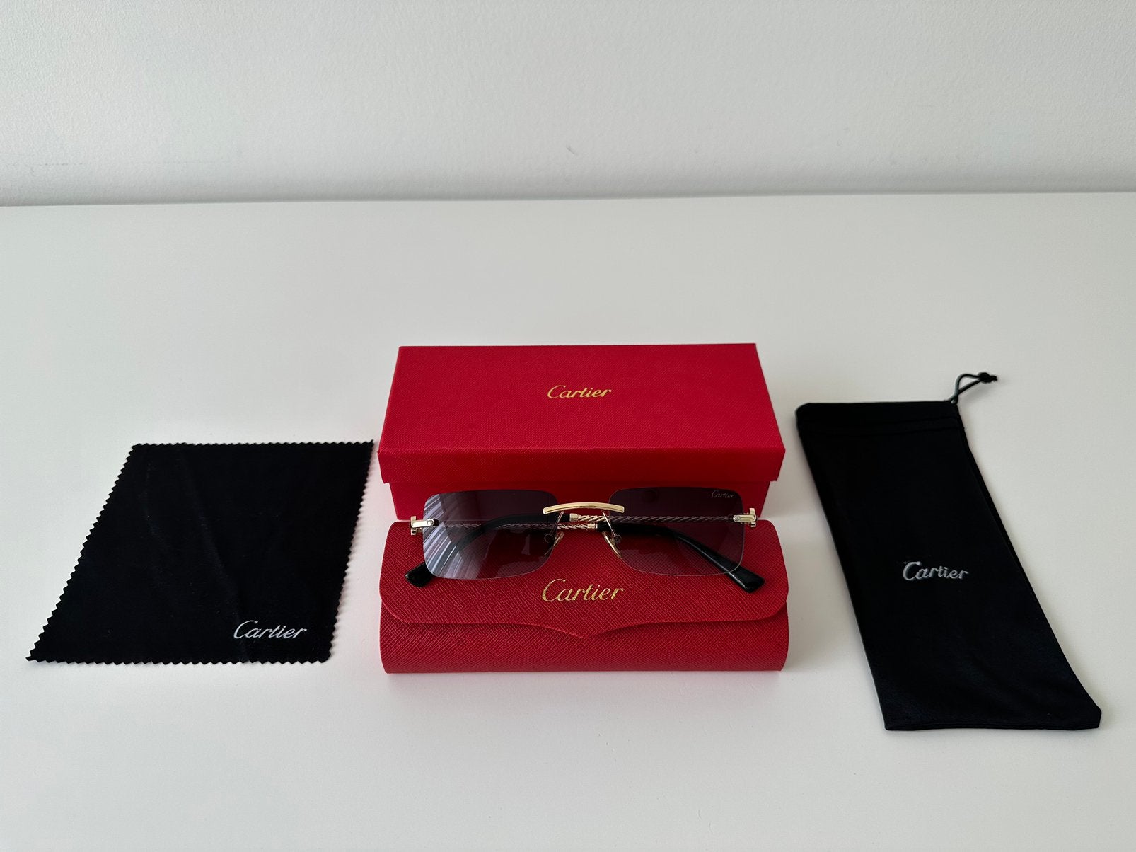 Cartier Zonnebril UITVERKOOP, Sieraden, Tassen en Uiterlijk, Zonnebrillen en Brillen | Heren, Zonnebril, Zwart, Nieuw, Ophalen