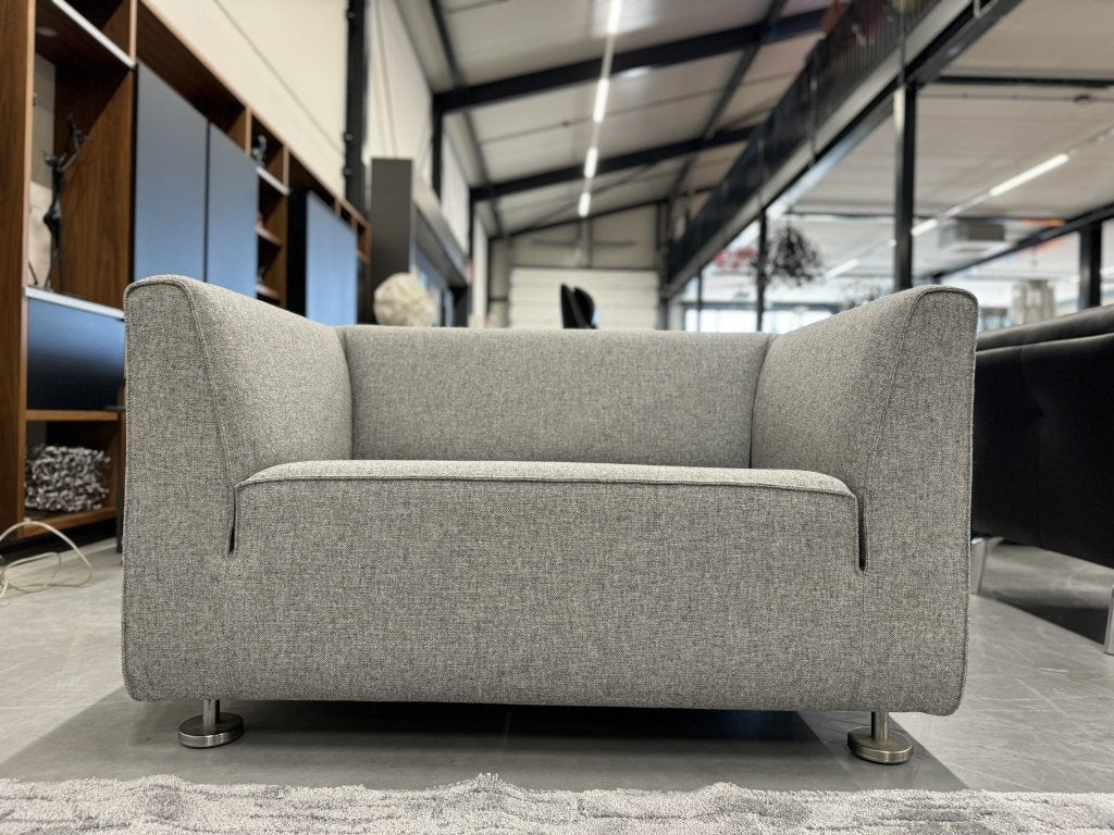Nieuw Gelderland 4800 Loveseat Bank 2 zits Hallingdal grijs