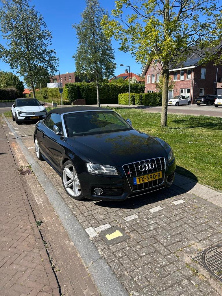 Audi S5 Cabrolet, Auto's, Audi, Automaat, Zwart, 2995 cc, Cabriolet