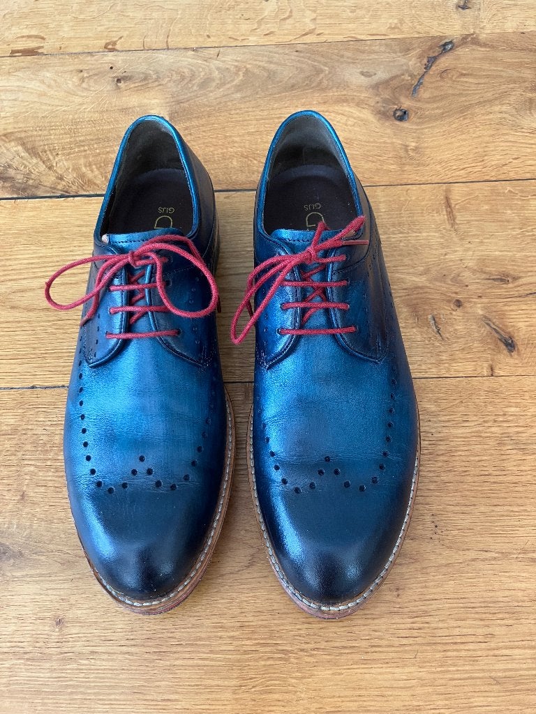 Gijs schoenen blauw maat 7,5, Ophalen of Verzenden, Zo goed als nieuw, Blauw, Gijs