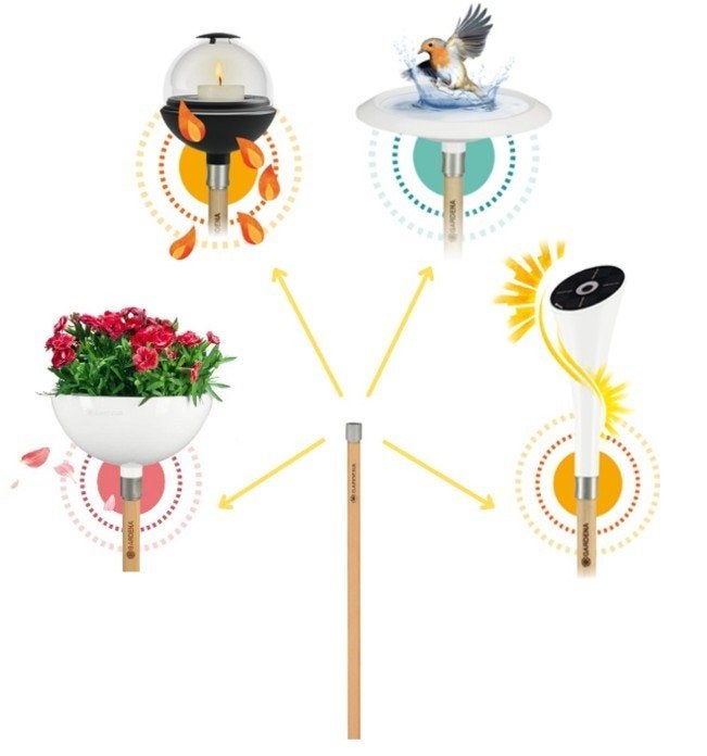 Gardena Clickup! Steel - Nieuw in doos!, Zonne-energie, Minder dan 50 watt, Overige typen, Nieuw