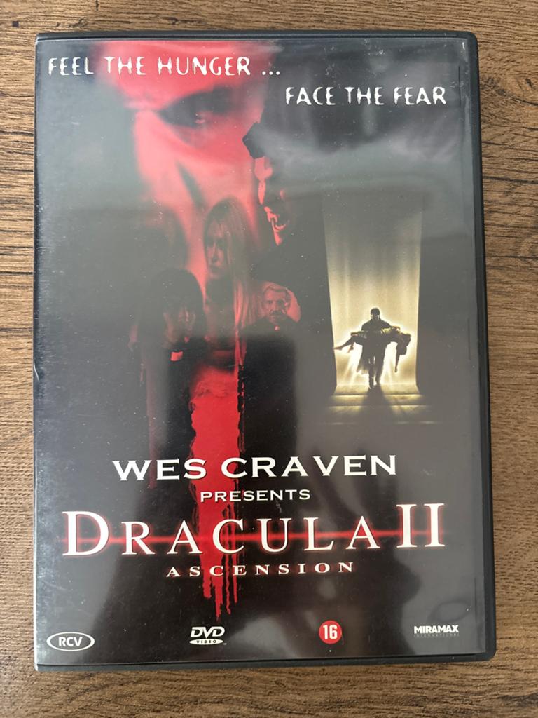 Wes Craven Presents: Dracula II Ascension DVD, Vanaf 16 jaar, Ophalen of Verzenden, Gebruikt, Bovennatuurlijke thriller