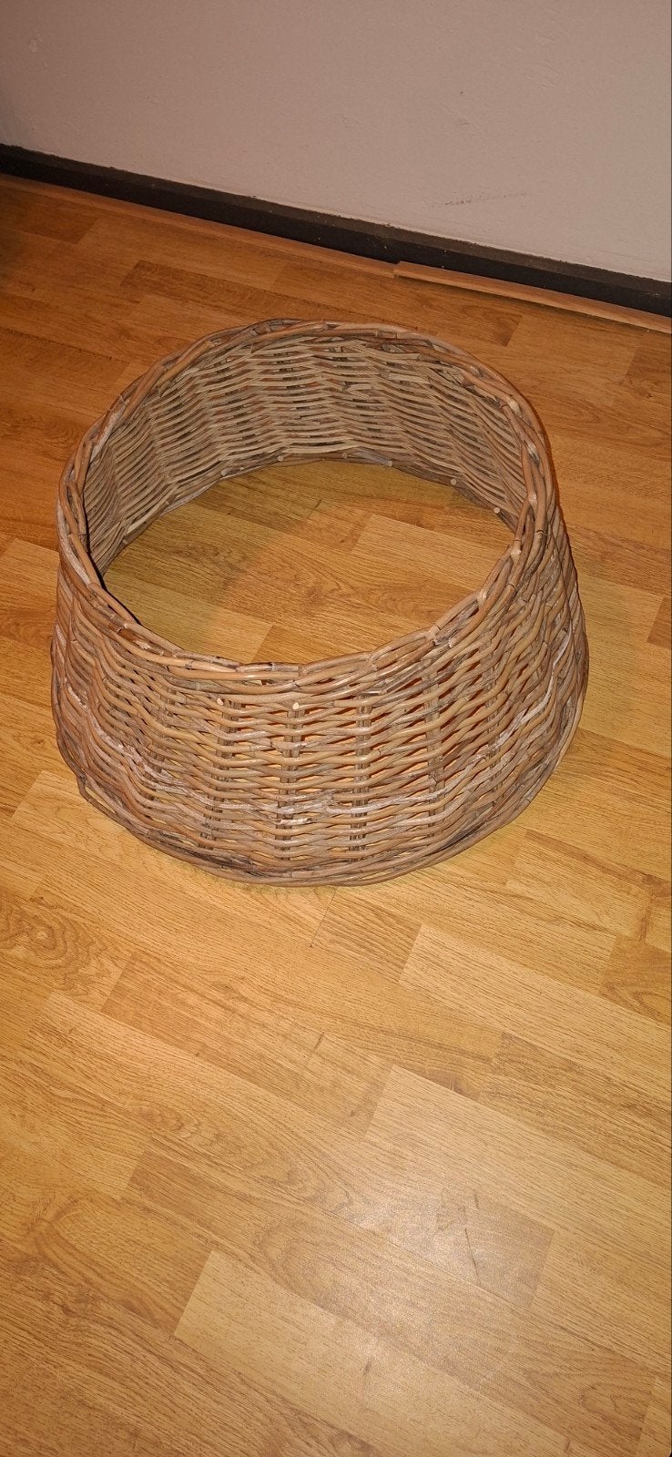 Rotan Kerstboommand - Natuurlijke uitstraling, Ophalen, Natuurlijk materiaal, Bruin, Landelijk