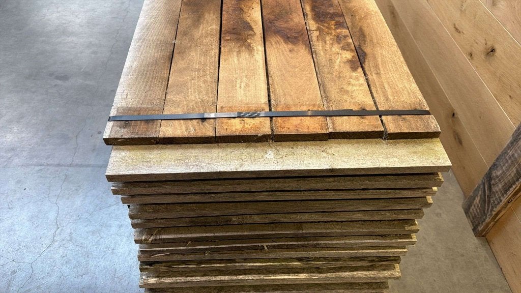 Eco hardhout beschoeiingschotten diverse afmeting, Nieuw