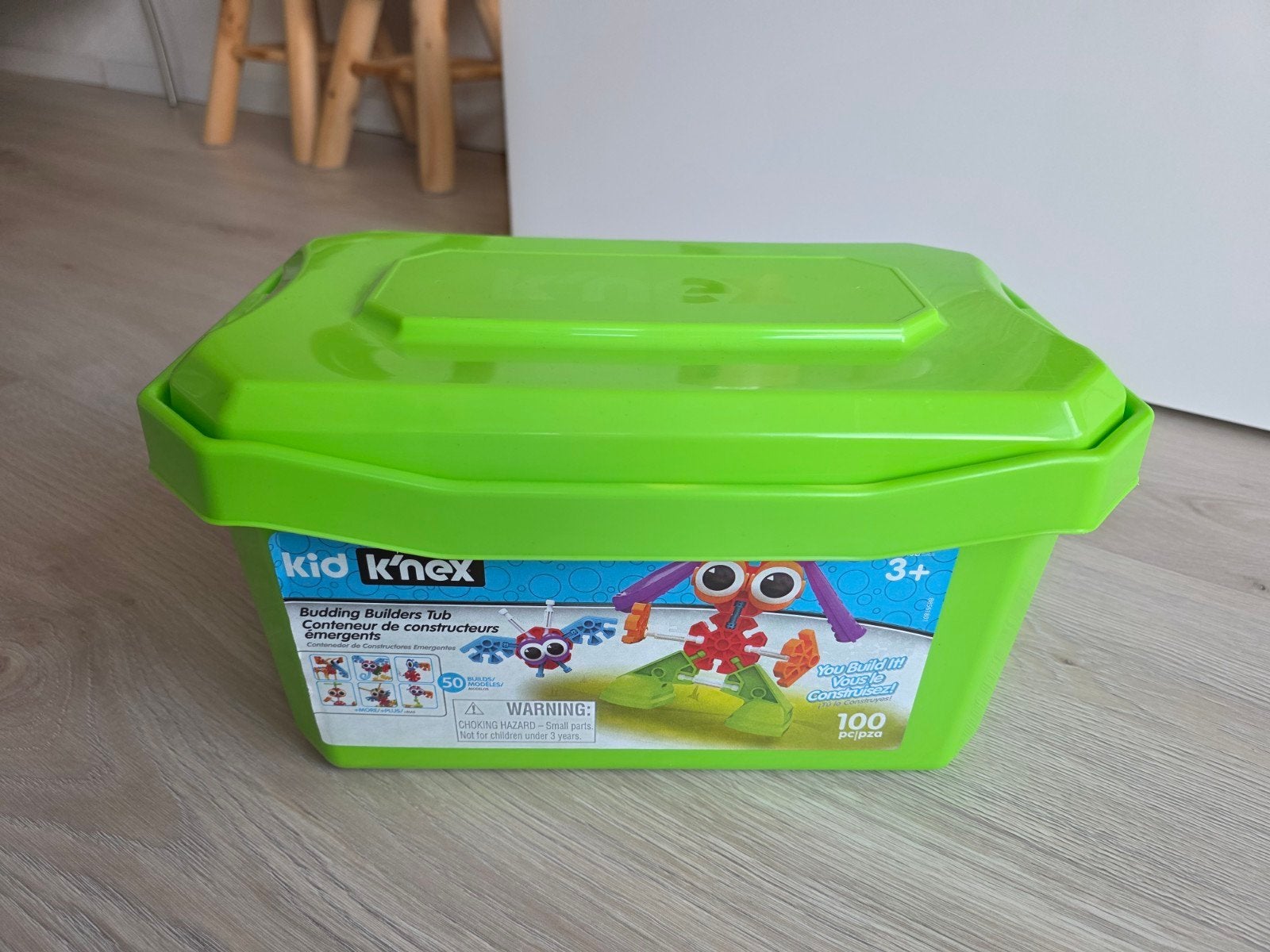 K'nex Budding Builders Tub - 100 onderdelen, Ophalen, Zo goed als nieuw, K'nex