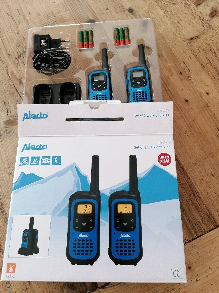 Alecto Walkie talkie Fr125, Ophalen, Zo goed als nieuw
