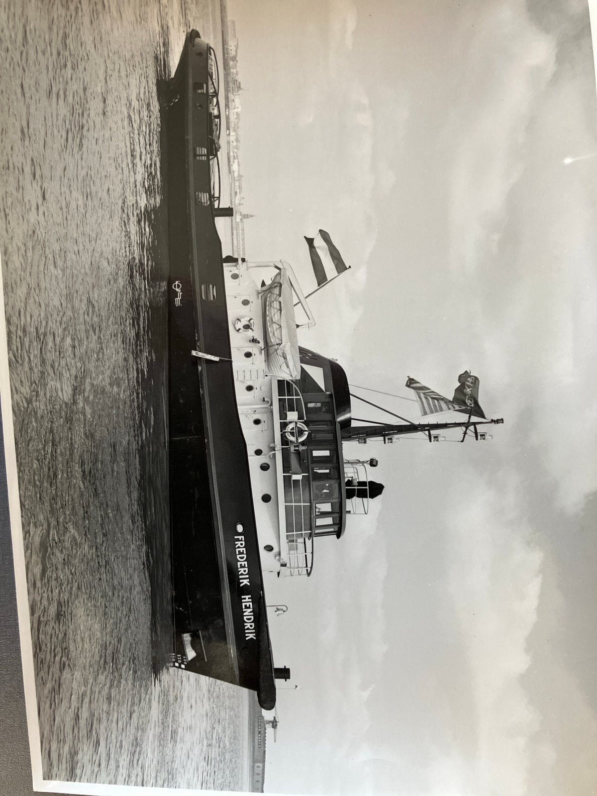 Grote Foto Sleepboot Frederik Hendrik Vlissingen, Gebruikt, Verzenden, Foto, Voor 1940