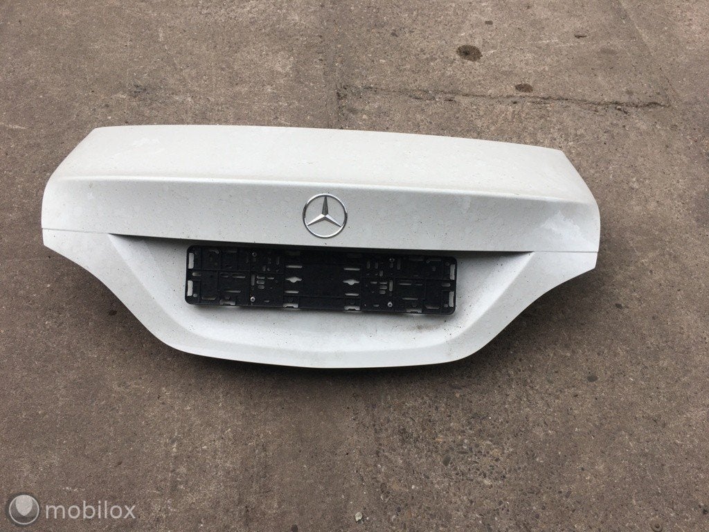 Achterklep wit Mercedes CLA-klasse C117 ('13-'19), Gebruikt, Achterklep, Mercedes-Benz, Ophalen of Verzenden