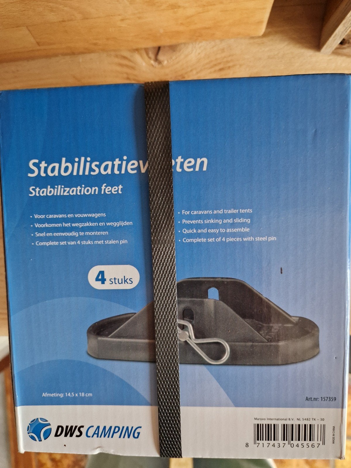 DWS Camping Stabilisatievoeten voor caravan/vouwwagen, Ophalen, Nieuw