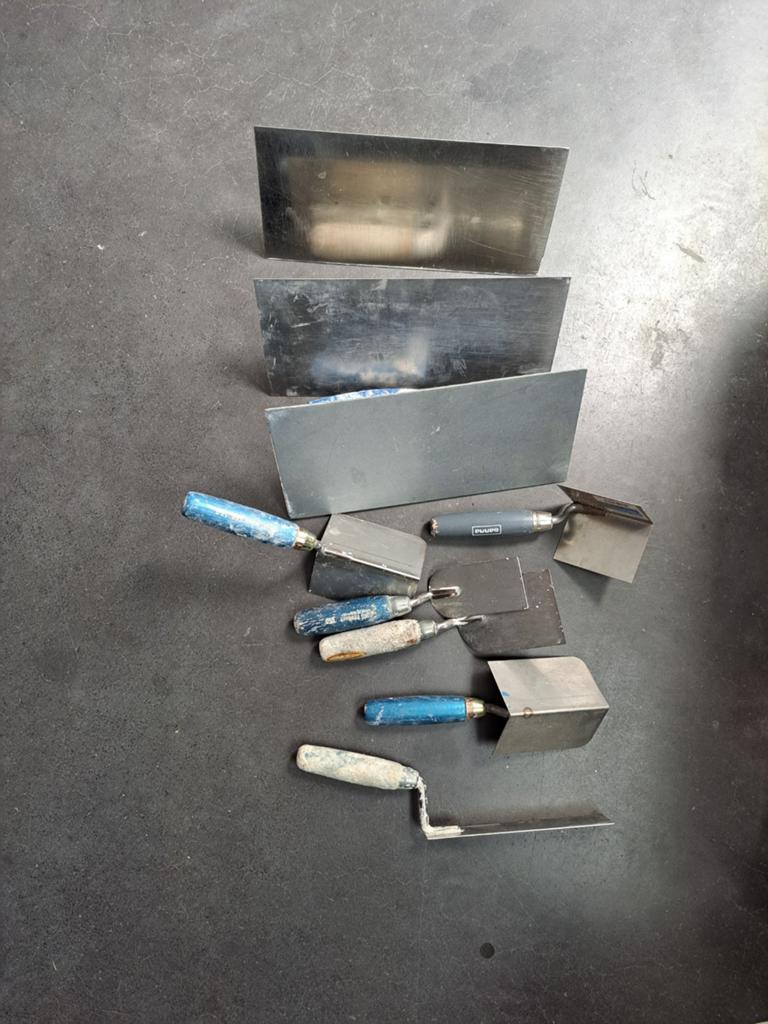 Te koop roestvrij staal gereedschap voor stukadoor, Ophalen