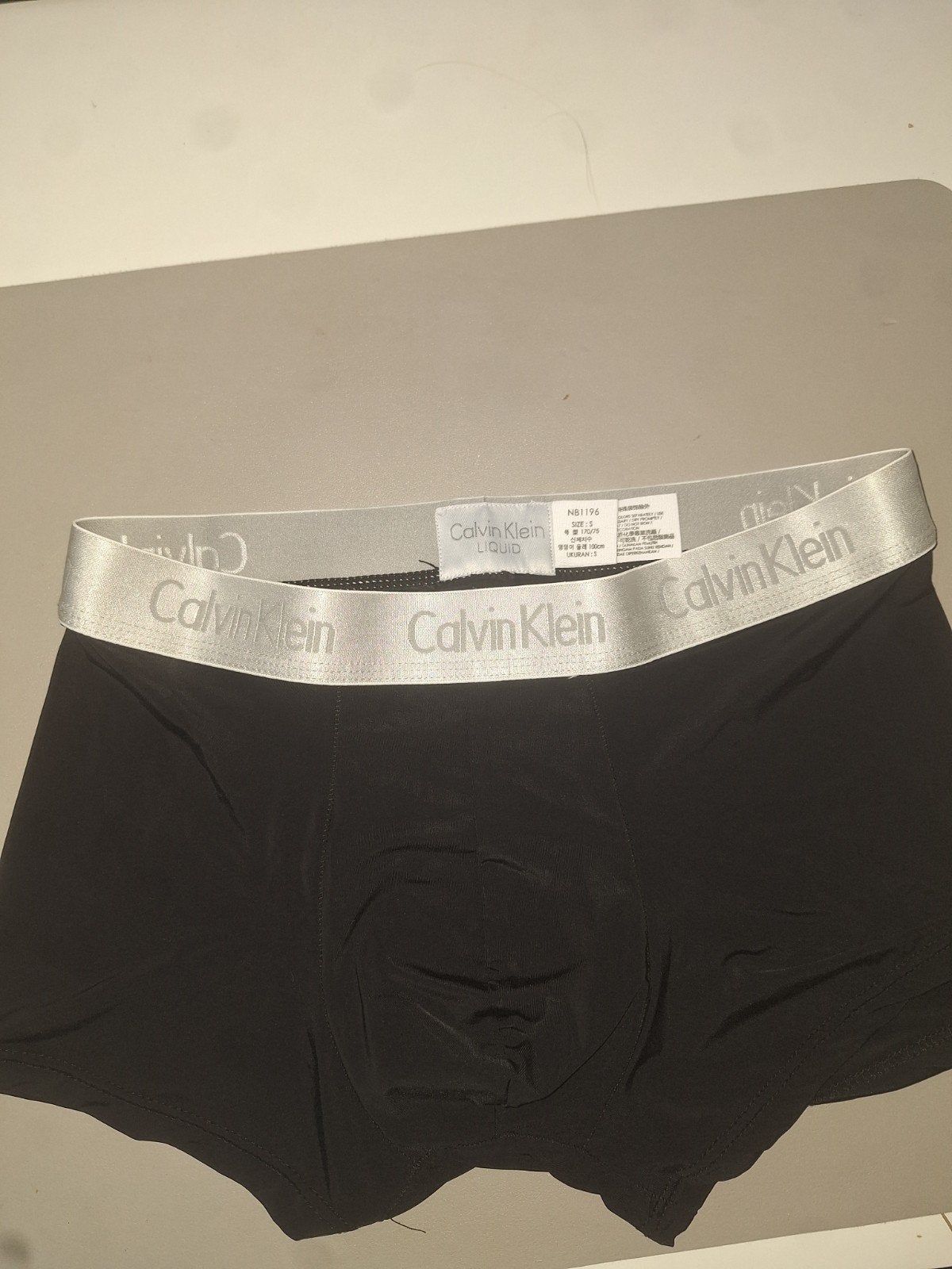 Calvin Klein onderbroeken - Zwart met grijze band, Kleding | Heren, Ophalen of Verzenden, Zwart, Calvin Klein, Boxer