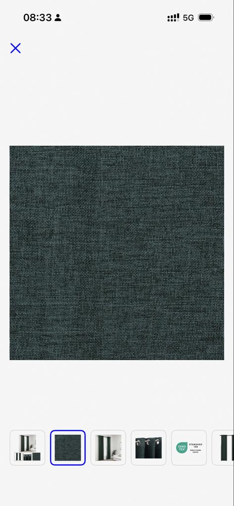 Gordijnen, linnen, Huis en Inrichting, Stoffering | Gordijnen en Lamellen, Nieuw, 200 cm of meer, 100 tot 150 cm, Groen, Ophalen of Verzenden